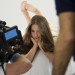 Evangeline Lilly shoots L'Oreal Paris "Sublime Mousse" TV