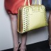 Yellow handbag at Prada Spring 2012 Fashion Show